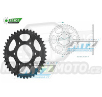 Rozeta ocelová (převodník) 0488-41zubů ESJOT 50-35041-41 - Kawasaki GPZ550 Unitrack + GPZ400 + KZ550 + KZ650 + KZ750 + KZ1000 + Z550 + Z650 + Z750 + ZR550 + ZR400 + Z650SR + ZXR750 + ZX9R Ninja + ZRX1200 + ZX12R Ninja + ZZR1200 Ninja