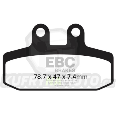 Brzdové destičky EBC FA256
