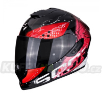 Moto přilba SCORPION EXO-1400 AIR CLASSY černo/červená