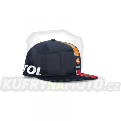 Kšiltovka REPSOL STRIPES FLAT CAP BIG tmavě modrá 24 48503