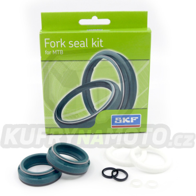 simeringy do přední vidlice (FOX AIR 32 mm, 2016-2023), SKF (zelené)