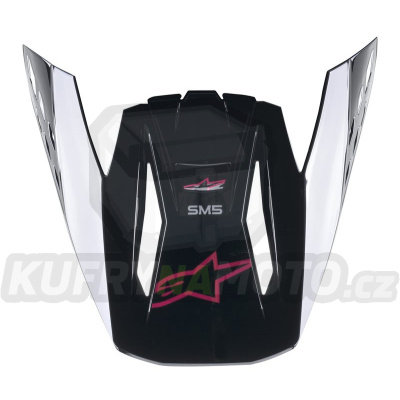 kšilt pro přilby S-M5 COMPASS, ALPINESTARS (černá/růžová)