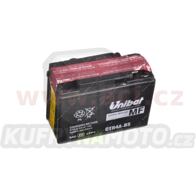 baterie 12V, YTR4A-BS, 2,4Ah, 35A, bezúdržbová MF AGM 114x49x86, FULBAT (vč. balení elektrolytu)