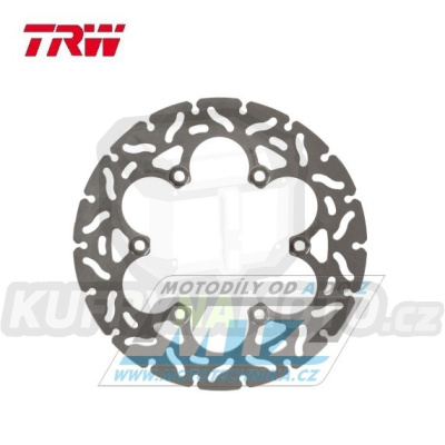 Kotouč brzdový TRW MST247RAC (245/115/6D) - zubatý design - Yamaha YP250+SRX400+SRX600 + FZR500+FZR600+XJR400+XJ600 + RD500+FZS600+YZF-R1+YZF-R6 + XT+XTZ+TDM + Ducati Monster+Strada+Multistrada + Supersport+SSport+ST+GT + Laverda Ghost+Sport+Formula+