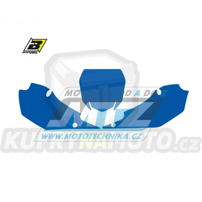 Polepy číslových tabulek (vystřižené) - Yamaha YZF250 / 19-23 + YZF450 / 18-22 - barva modrá