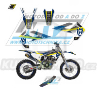 Polepy s potahem sedla (sada polepů a potah sedla Dream) - Husqvarna FC250+FC350+FC450 + TC125+TC250 / 16-18 + FE250+FE350+FE450+FE501 + TE125+TE250+TE300 / 17-19 - typ polepů Dream4
