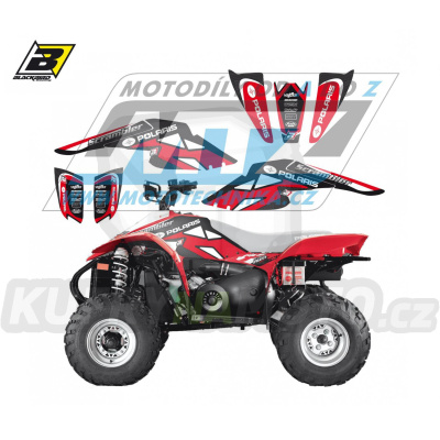 Polepy na čtyřkolku (sada polepů Dream) Polaris SCRAMBLER / 04-09 - typ polepů Dream2