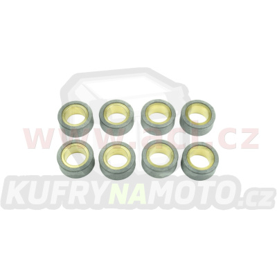 válečky variátoru (průměr 26 x 13 mm), váha 15 g, Athena (sada 8 ks)