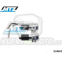 Koncovky/závaží řidítek ANTIVIBRATION - stříbrné (pro vnitřní průměr řidítek ¤17mm)