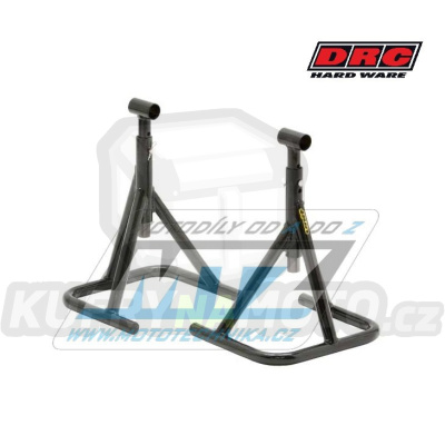 Stojan silniční závodní za stupačky DRC UNIT Street Bike Foot Peg Stand - stavitelný