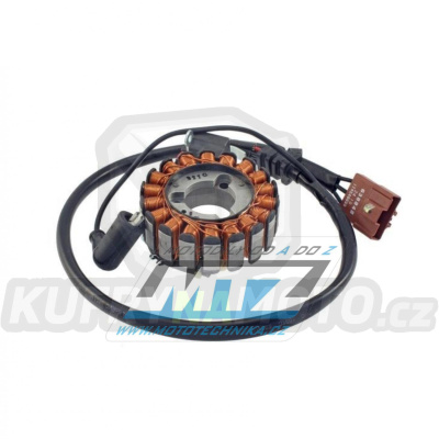 Stator generátoru se snímačem otáček pro skútry Aprilia + Derbi + Gilera + Malaguti + Piaggio + Vespa