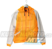 Mikina Scott MX Zipper s kapucí - oranžovo-béžová - velikost L