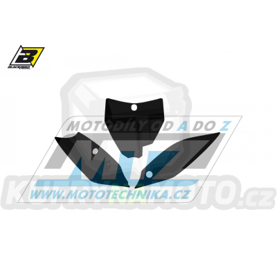 Polepy číslových tabulek (vystřižené) - Husqvarna TC85 / 14-17 - barva černá