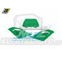 Polepy číslových tabulek (vystřižené) - Husqvarna WR125 / 09-13 - barva zelená