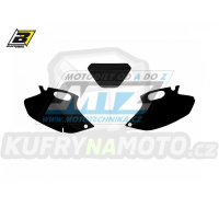 Polepy číslových tabulek (vystřižené) - Yamaha WRF250 / 01-02 + WRF400 / 98-02 + WRF426 / 00-02 - barva černá