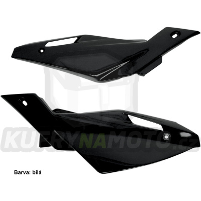 Bočnice Husqvarna TC250+TC450+TC510 + TE250+TE310+TE450+TE510 / 08-13 - barva bílá