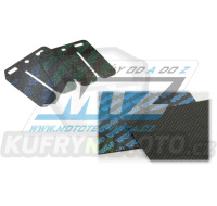 Polotovar na klapky carbon (rozměry 130x130x0,30mm)