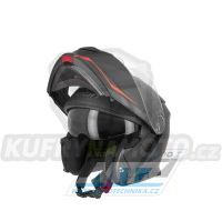 Přilba výklopná Eight S550 DUAL FACE Modulable - černo-červená - velikost M