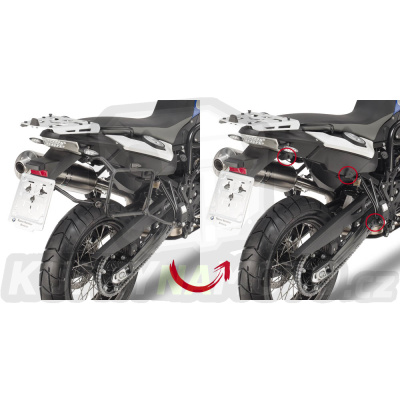 Montážní sada držák – nosič kufru bočních Kappa Bmw F 700 GS 2013 – 2017 K1007-KLR5103