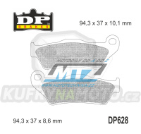 Destičky brzdové DP Brakes DP628 - směs Premium OEM Sinter