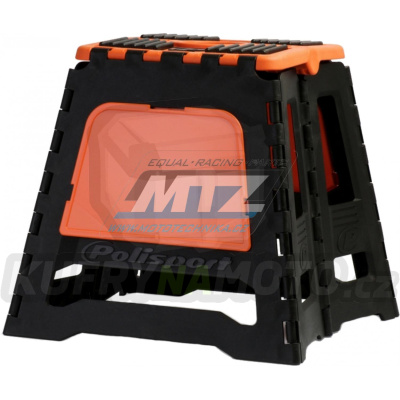 Stojan/Stojánek pod motorku skládací Polisport Foldable Pit Bike Stand - oranžový