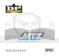 Destičky brzdové DP Brakes DP551 - směs Premium OEM Sinter