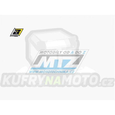 Polepy číslových tabulek (vystřižené) - Suzuki RMZ250 / 07-09 - barva bílá