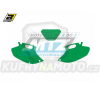 Polepy číslových tabulek (vystřižené) - Yamaha WRF250 / 01-02 + WRF400 / 98-02 + WRF426 / 00-02 - barva zelená