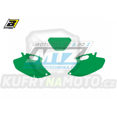 Polepy číslových tabulek (vystřižené) - Yamaha WRF250 / 01-02 + WRF400 / 98-02 + WRF426 / 00-02 - barva zelená