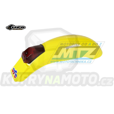 Blatník zadní UFO Vintage - ME08025-D - univerzální + Enduro se světlem - 50+80+125 / 75-79 - barva žlutá