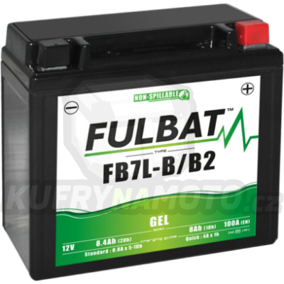 Gelová baterie FULBAT FB7L-B/B2 GEL (YB7L-B/B2 GEL)
