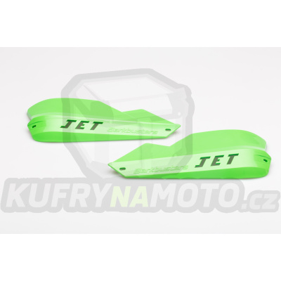 Kryty páček chrániče rukou Jet pro zkosené řidítka zelená včetně montážního kit SW Motech JET-002-02-GR