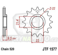 Řetězové kolečko JT JTF 1577-15 15 zubů Yamaha
