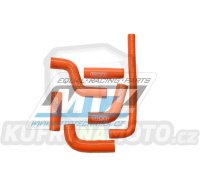 Hadice chladiče KTM 400EXC+450EXC+520EXC+525EXC / 02-07 + 450SMR+525SMR+560SMR - oranžové (sada 6ks)