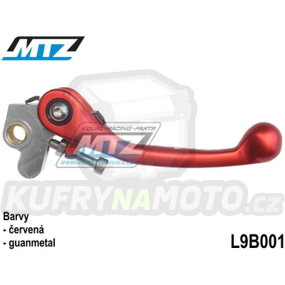 Páčka brzdy FLEX - Honda CR80+CR85+CR125+CR250+CR500 + CRF150R+CRF250R+CRF450R + Beta RR + Gas-Gas EC+MC+ECF + Suzuki RM80+RM85+RM125+RM250 + TM MX+EN+MXF+ENF + AJP PR4+PR5+PR7 - červená