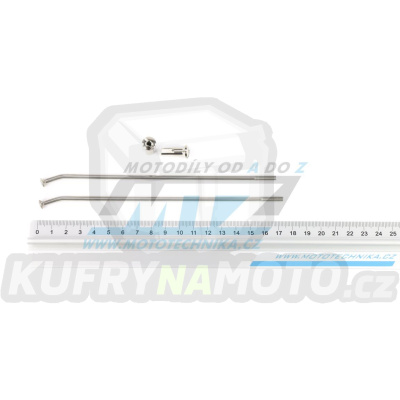 Drát/Špice nerezové do kola + Niple 17&quot; - Yamaha XT660Z / 08-18 + XT660R / 04-18 + XT660X / 04-18
