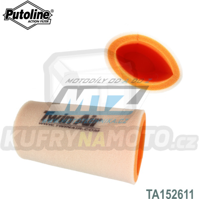 Filtr vzduchový - Yamaha YFM350 Bruin / 04-06 + YFM350 Grizzly / 07-14 + YFM400 Kodiak / 03-06 + YFM400 Grizzly / 07-08 + YFM450 Wolverine / 06-10 + YFM450 Kodiak / 03-06 + YFM450 Kodiak / 16-20 + YFM450 Grizzly / 07-14