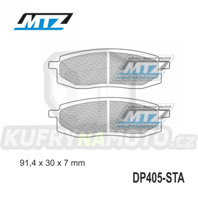 Destičky brzdové DP405-STA - směs Standard