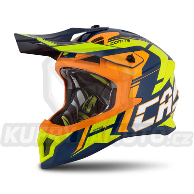 přilba Cross Pro 2 Contra, CASSIDA (žlutá fluo/oranžová/modrá)