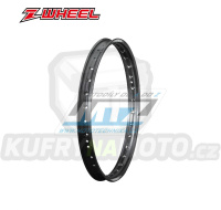 Ráfek motocyklový - rozměr 1,40x17" 28H (předvrtaný / 28 otvorů) ZETA Z-WHEEL S30 - ZETA W02-51211 - černý - Honda+Yamaha+Kawasaki