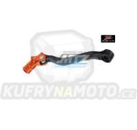 Řadička (řadicí páka) KTM 2takt+4takt SX+SXF+EXC+EXCF + Husqvarna TE+TC+FE+FC + Husaberg TE125 + Gas-Gas MCF+ECF+EXF (ZETA ZE90-4413 / ZE90-3413) - černo-oranžová