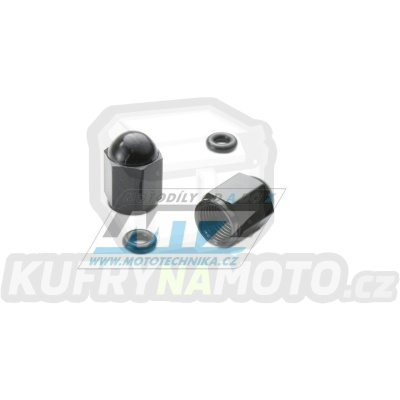 Čepičky ventilku NUT - barva černá