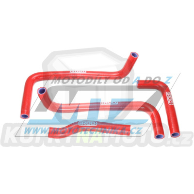 Hadice chladiče Gas-Gas EC250 / 00-17 + EC300 / 00-17 - červené (sada 4ks)