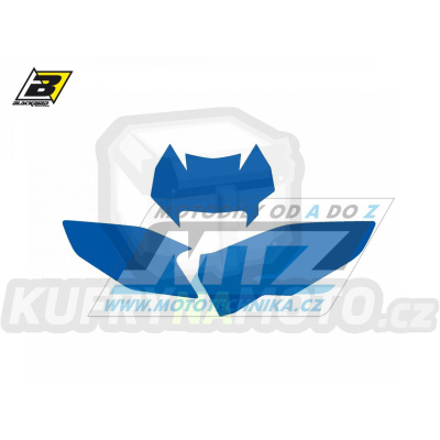 Polepy číslových tabulek (vystřižené) - Husqvarna FE+TE / 14 - barva modrá