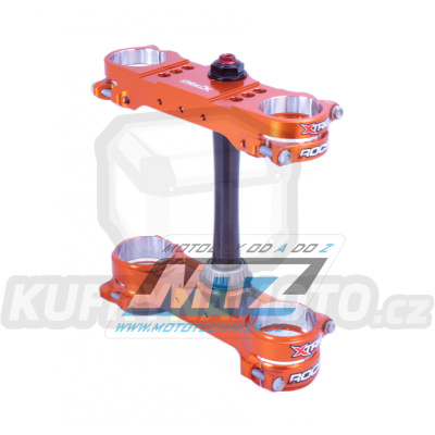 Brýle (Triple-Clamps) kompletní Xtrig ROCS Factory - KTM 125SX+150SX+250SX + 250SXF+350SXF+450SXF / 23-25 + KTM EXC+EXCF / 24-25 + Husqvarna FC250+FC350+FC450+TC125+TC250 / 23-25 + Husqvarna TE+FE / 24-25 + Gas-Gas MC+MCF+EC+ECF (offset 20-22)