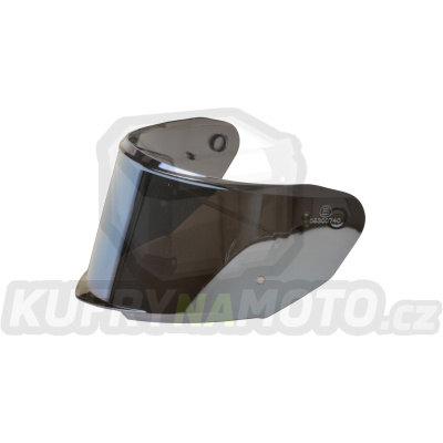 plexi pro přilby Integral GT 2.0 s přípravou pro Pinlock, CASSIDA (modré chromové)