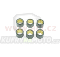 válečky variátoru (průměr 19 x 15,5 mm), váha 7,6 g, Athena (sada 6 ks)