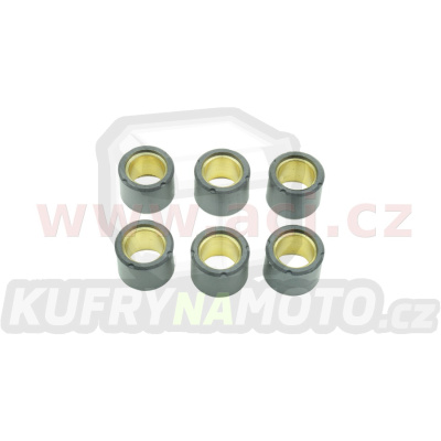válečky variátoru (průměr 19 x 15,5 mm), váha 7,6 g, Athena (sada 6 ks)