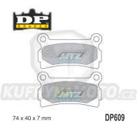 Destičky brzdové DP Brakes DP609 - směs Premium OEM Sinter
