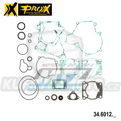 Těsnění kompletní motor (včetně gufer motoru) KTM 50SX / 09-23 + Husqvarna TC50 / 17-23 + Gas Gas MC50 / 21-23